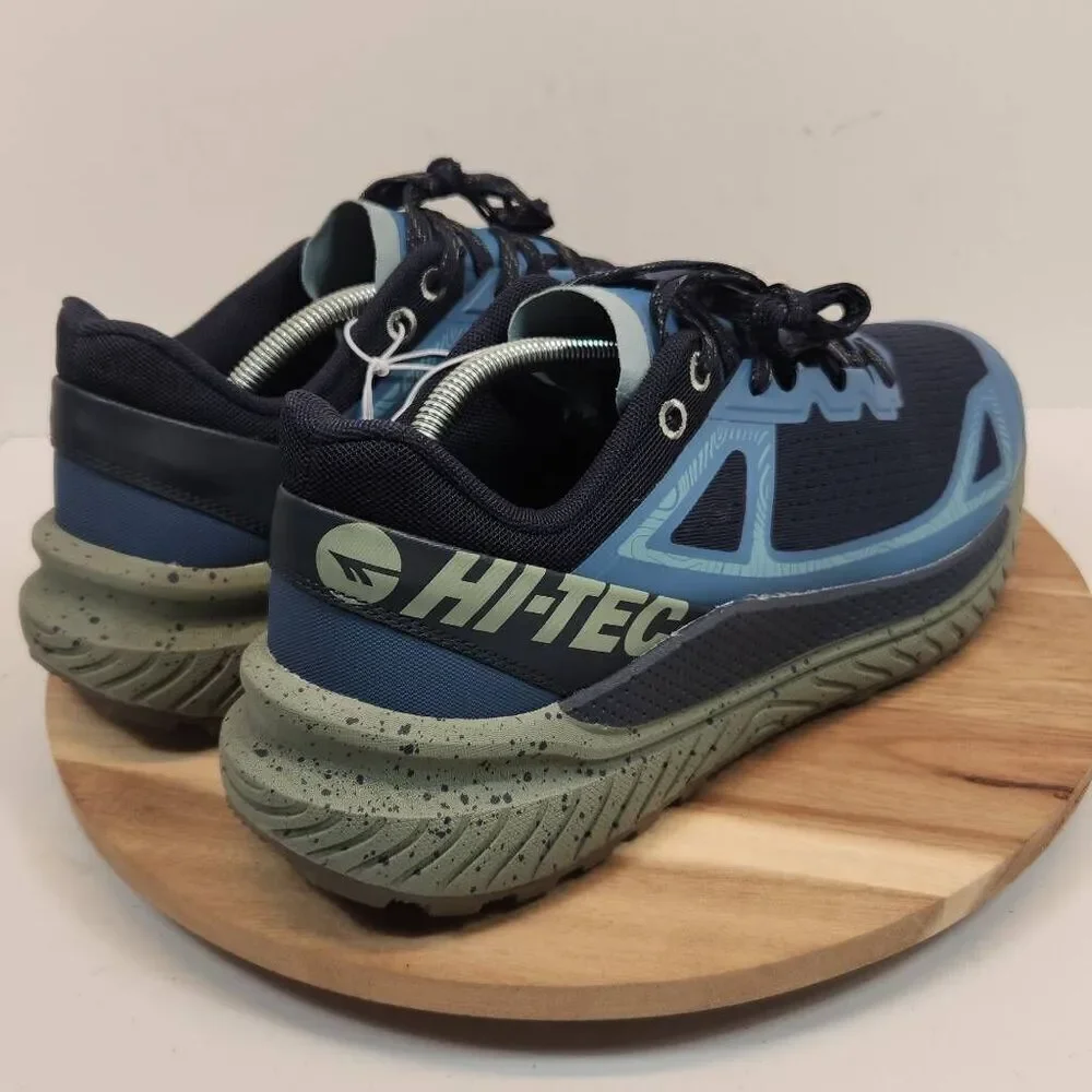 Hi-Tec Catalina Trail Men's Waterproof Running Shoes Size 11 Blue Gray